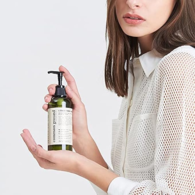 COMMON GROUND ALL NATURAL HAND WASH SOAP - PARABEN & CRUELTY FREE - DAILY - ORGANIC, VEGAN, PLANT-BASED, AVOCADO OIL - FOR ALL, MEN, WOMEN, ECZEMA, SENSITIVE SKIN 8.4 FL OZ (3 PACK) - Image 4